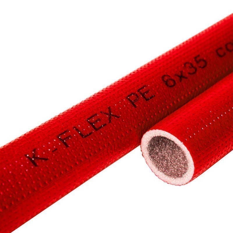 Трубка теплоизоляционная K-FLEX COMPACT RED, DN 28 толщина 9мм от -40 до +95°C длина 2м