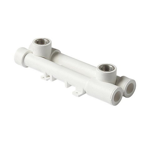 Комплект универсальный настенный ПП 20-1/2'' PN 25 с внутренней резьбой белый Pro Aqua PA60008 купить в Москве | "Проконсим"