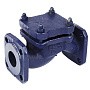 Клапан обратный ЛУИДОР 16кч9нж, DN 80, PN 25, подъёмный, нержавеющая сталь, фланцевый до 300гр.