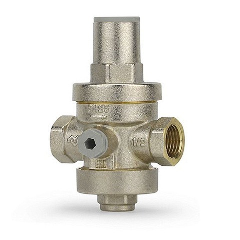 Регулятор давления VARMEGA VM127 DN 15 PN25 поршневой под манометр 2,51kv G-1/2'' никелированный купить в Москве | "Проконсим"