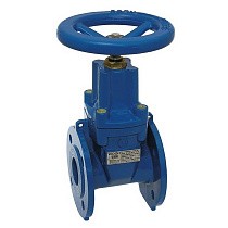 Задвижки чугунные DN 50-400 PN 10(16) с обрезиненным клином Tecofi VOC4241C