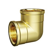 Угольники латунные DN 15-50 PN 40 муфта-муфта LD Pride купить в Москве | "Проконсим"