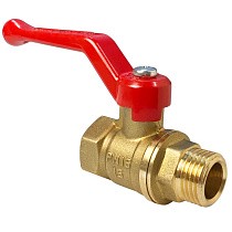 Краны латунные шаровые 11Б27фт1М DN 15-50 PN 25-40 рычаг муфта-штуцер Valfex.215.LR1 купить в Москве | "Проконсим"