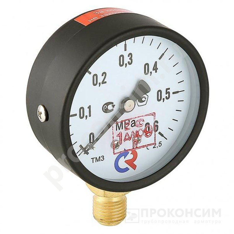 Цена [%TOWN_PRICE%].  Под заказ. Манометр общетехнический Росма ТМ-310Р.00, до 4кгс/см2 M12x1,5, 63мм, радиальное присоединение, класс точности 1.5 (930091246) со склада Проконсим в Москве