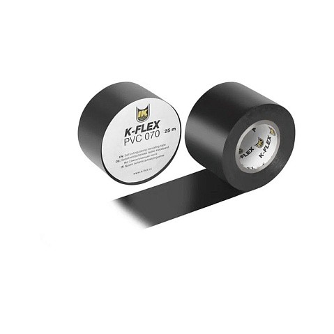 Лента теплоизоляционная K-FLEX PVC AT 070, DN 50, L = 25м, Tmax = 125гр. черный купить в Москве | "Проконсим"