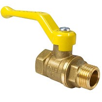 Краны латунные шаровые газовые 11Б27фтМ DN 15-50 PN 25-40 рычаг муфта-штуцер Valfex.272.LR3 купить в Москве | "Проконсим"