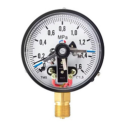  Манометр Росма ТМ-510Р.04 IP54, 100мм, 0-1,6МПа, резьба M20x1,5, с электронной приставкой тип I, радиальный, класс точности 1,5 (930092832) со склада Проконсим в Москве