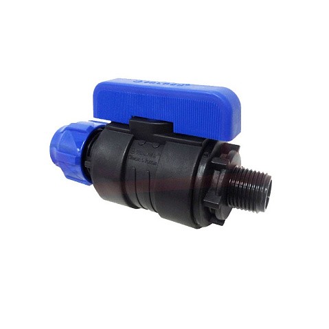 Кран шаровой компрессионный Valfex DN-63 PN-16 G-1 1/2'' цанга-штуцер купить в Москве | "Проконсим"