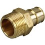 Муфта латунная для PEX труб 16-3/4'' PN 10 OP под надвижную гильзу с наружной резьбой ONE PLUS купить в Москве | "Проконсим"