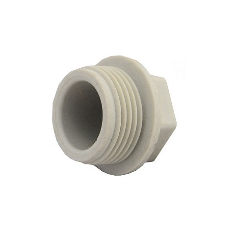 Заглушка полипропиленовая резьбовая VALFEX 20 PN 25 G-1/2'' серый купить в Москве | "Проконсим"