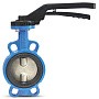 Затвор дисковый поворотный DN 150 PN 16 межфланцевый с диском из чугуна уплотнение-EPDM ручной FAF 35500
