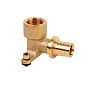 Угольник латунный для PEX труб 20-1/2'' под надвижную гильзу с внутренней резьбой MVI SF.433.0504 купить в Москве | "Проконсим"