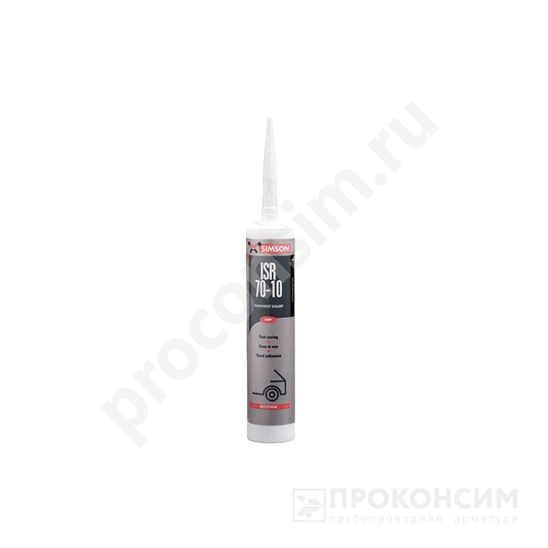 Цена по запросу.  Ожидается пополнение. Герметик Simson ISR 70-10, Cristal, 290 мл RX017378 со склада Проконсим в Москве