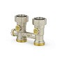 Узелы нижнего подключения VARMEGA VM138 DN20 прямой однотрубный 3/4''x3/4'' евроконус, с байпасом муфта-штуцер купить в Москве | "Проконсим"
