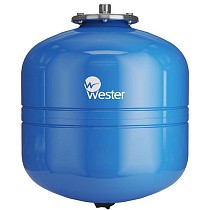 Гидроаккумуляторы для водоснабжения DN 20-25 PN 10 вертикальные голубые WESTER купить в Москве | "Проконсим"