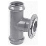 Тройник раструбный НПВХ SDR26 DN 160 с металлическим фланцем DN 150 PN 10 Хемкор купить в Москве | "Проконсим"