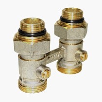 Узелы нижнего подключения Vekotrim DN 15 PN 10 прямой для двухтрубной системы радиаторов купить в Москве | "Проконсим"
