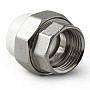Муфта комбинированная ПП 20-3/4'' PN 25 с накидной гайкой белая Pro Aqua PA29010 купить в Москве | "Проконсим"