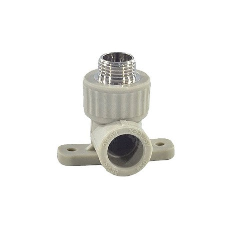 Угольник для смесителя НР VALFEX 25 PN 25 G-1/2'' НР серый купить в Москве | "Проконсим"