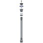 Сифон гофрированный Unicorn D240, 40х50 гибкий отвод, 1 1/2'' х40 чашка из нержавеющей стали, 1500мм купить в Москве | "Проконсим"