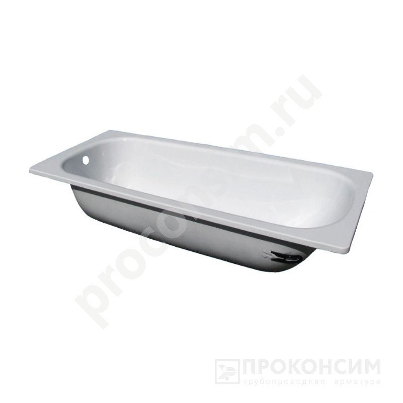 Цена 9 798 рублей с НДС.  Ожидается пополнение. Ванна стальная 170х70 White Wave Optimo (431110020) со склада Проконсим в Москве