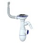 Сифон для мойки Unicorn В431V, без отвода, 3 1/2'' х40 с отводом для стиральной машины, круглый перелив купить в Москве | "Проконсим"