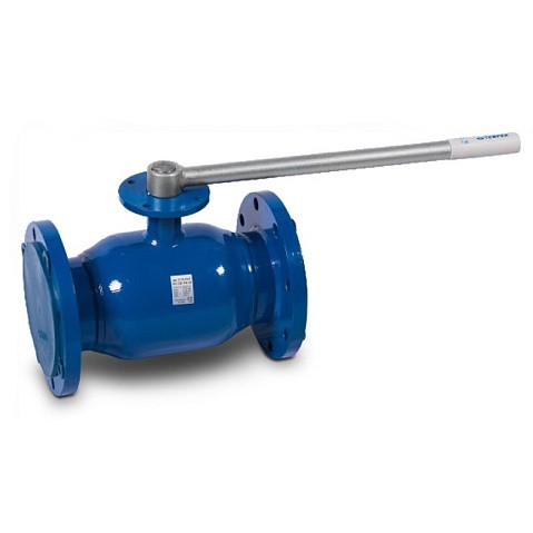 Кран стальной шаровой цельносварной TEMPER КШ.Ц.Ф, DN 125 PN 16, 350мм, стандартнопроходной, фланцевый с ручкой купить в Москве | "Проконсим"