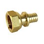 Муфта латунная для PEX труб 20-1/2'' PN 16 S-2,8мм переходная  с накидной гайкой Valfex VF.422.AF купить в Москве | "Проконсим"