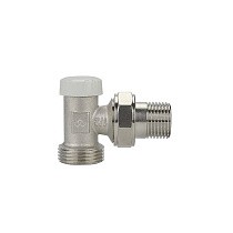 Клапан радиат. настроечный DN 15x20 PN 10 угловые евроконус 1/2х3/4'' под шестигранник c наружной резьбой VARMEGA купить в Москве | "Проконсим"