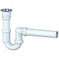 Сифон для умывальника Unicorn Y210, 40х40 прямой отвод, 1 1/2'' х40 чаша из нержавеющей стали купить в Москве | "Проконсим"