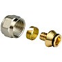 Евроконус латунный для PEX труб  16х2,2- 1/2'' PN 16  обжимной с накидной гайкой  РосТурПласт