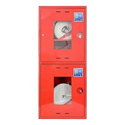  Шкаф пожарный ШПК-320-12 ВОК встроенный открытый красный (540х1300х230) (930004046) со склада Проконсим в Москве