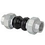 Компенсатор EPDM с оцинкованными чугунными резьбовыми патрубками DN 40 PN 16 Рашворк 505-040-16 купить в Москве | "Проконсим"