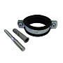 Хомут стальной оцинкованный 3/8'' (15-19) М8 с крепежом (шпилька и дюбель) купить в Москве | "Проконсим"