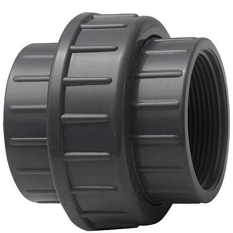 Муфта разборная НПВХ DN 75-2 1/2" PN 16 клеевая с внутренней резьбой черная Aquaviva BOG75212 купить в Москве | "Проконсим"