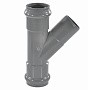 Тройники НПВХ раструбные SDR26 45гр. DN 110-160 PN 10 Хемкор купить в Москве | "Проконсим"