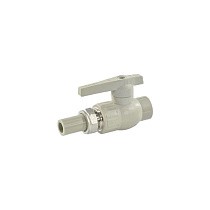 Краны шаровые ПП DN 20-32 PN 25 с односторонним разъемным соединением серые Valfex купить в Москве | "Проконсим"