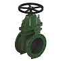  Задвижка чугунная с обрезиненным клином Ду400 Ру16  WH3269400 ,  клиновая, фланцевая, для воды, . (930130110) со склада Проконсим в Москве