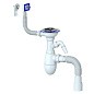 Сифон для мойки Unicorn В427, 40х50 гибкий отвод, 3 1/2'' х40 с отводом для стиральной машины, круглый и прямоугольный перелив купить в Москве | "Проконсим"