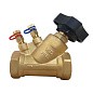 Клапан балансировочный латунный DN40 PN25 наклонный муфта-муфта Kvs 20,6 м³/ч с измерительными ниппелями GALA Тип. 1206 купить в Москве | "Проконсим"