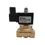 Соленоидный клапан Artorq SK DN 65 PN 10 латунный G-2 1/2'' нормально закрытый DC24В NBR до 80гр.