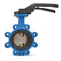 Затвор дисковый поворотный DN 125 PN 16 межфланцевый с резьбовыми проушинами диском из чугуна уплотнение-Viton ручной FAF 3652125