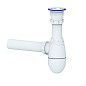 Сифон для мойки Unicorn В210, 40х40 прямой отвод, 1 1/2'' х40 чаша из нержавеющей стали купить в Москве | "Проконсим"