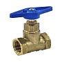 Клапан запорный (вентиль) 15Б3р Цветлит DN 50 PN 16 муфта-муфта под газовый ключ до 70гр.