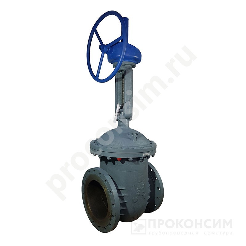 Цена [%TOWN_PRICE%].  Под заказ. Задвижка стальная фланцевая 30с564нж Ду300 Ру25 клиновая СибЗТА длина 500мм (930138166)