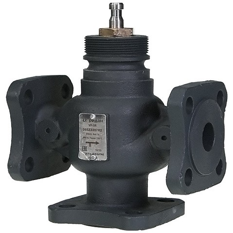 Клапан чугунный регулирующий DN 40 PN 16 под привод 25kv фланцевый до 150гр. РИДАН VF-3R 065Z3359R2 купить в Москве | "Проконсим"