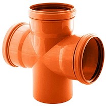 Крестовины ПП для наружной канализациии прямые РосТурПласт купить в Москве | "Проконсим"