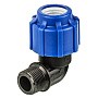 Угольник (отвод) компрессионный PN 16 для ПЭ DN 20-1/2'' обжимное-штуцер купить в Москве | "Проконсим"