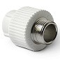Муфта комбинированная ПП 32-1'' PN 25 с наружной резьбой белая Pro Aqua PA23018P купить в Москве | "Проконсим"