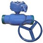 Краны стальные шаровые цельносварные КШ.Ц.П.Р DN 125 PN 25 приварные с редуктором Seagull купить в Москве | "Проконсим"